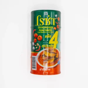 ปลาแมคเคอเรลทอดกระป๋องในซอสพริก ยี่ห้อ Roza