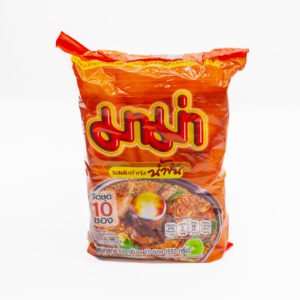 บะหมี่กึ่งสำเร็จรูปรสกุ้งครีมมี่ แพ็ค 10 ชิ้น