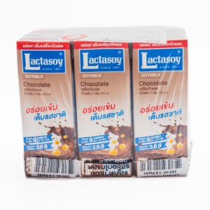 เครื่องดื่มนมถั่วเหลือง UHT รสช็อกโกแลต ยี่ห้อ Lactasoy