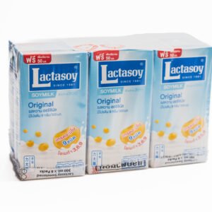 เครื่องดื่มนมแลคตาซอย แพ็ค 6 กล่อง
