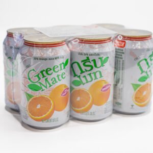 น้ำผลไม้กรีนเมทรสส้ม บรรจุ 6 กระป๋อง