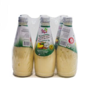 เครื่องดื่มรสชาติมะพร้าวและสับปะรด ผสมวุ้นมะพร้าว