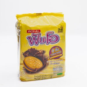 คุกกี้แซนด์วิชแพนโอ แจ็คแอนด์จิลล์ ไส้ครีมช็อกโกแลต
