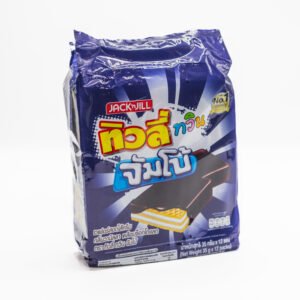 วาฟเฟิลเคลือบช็อกโกแลตสอดไส้ครีมวานิลลา