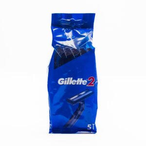 Gillette 2 มีดโกนแบบใช้แล้วทิ้ง 5 ชิ้น
