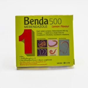 เบนด้า 500 รสเลมอน ยารักษาการติดเชื้อพยาธิ